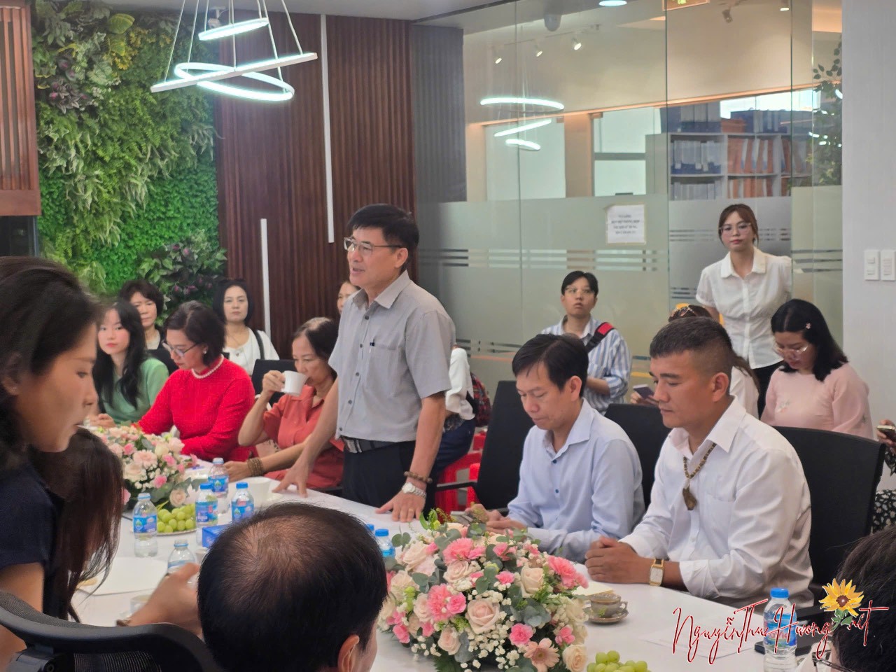 Chủ tịch Hiệp hội trầm hương Việt Nam Phạm Văn Du phát biểu