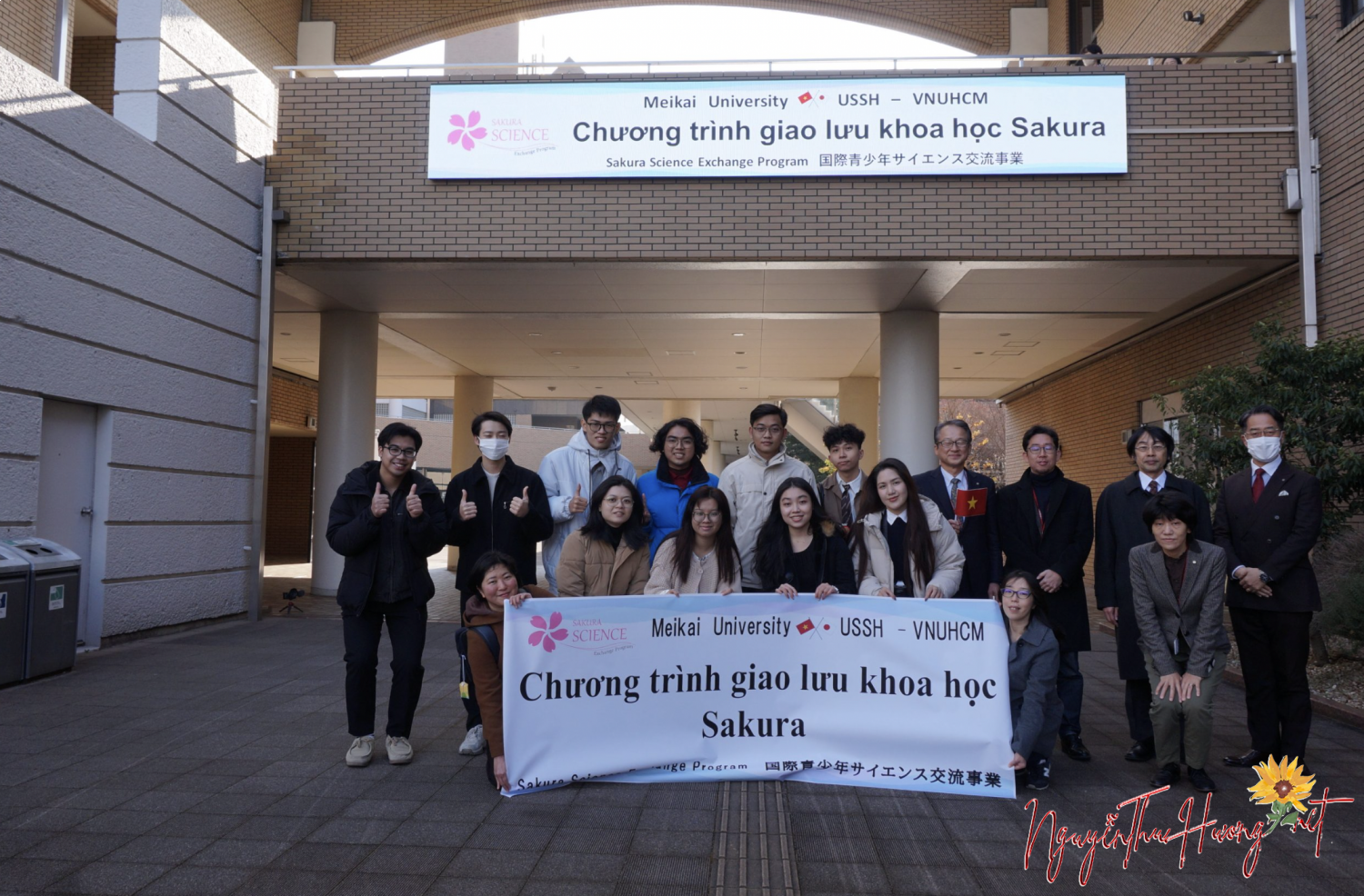 CHƯƠNG TRÌNH "SAKURA SCIENCE" CỦA ĐẠI HỌC MEIKAI VỚI ĐẠI HỌC KHOA HỌC XÃ HỘI VÀ NHÂN VĂN TP.HCM